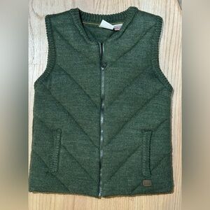 Zara Kids Green Knit Vest 3/4 3 4